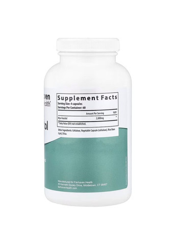Міо-інозитол Myo-Inositol, 240 капсул для підтримки гормонального балансу Fairhaven Health (364237023)
