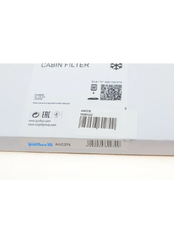 Фільтр салону Kia Ceed 1.4-1.6 06- (вугільний) AHC270 UA63 Purflux (347153351)