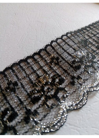 Капроновое черное кружево No Brand (372531682)