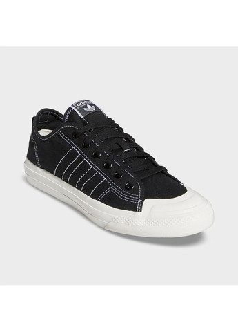 Черные всесезонные кроссовки унисекс originals nizza casual shoes black ee5599 adidas