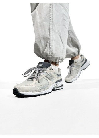 КРОССОВКИ ЖЕНСКИЕ NEW BALANCE 2002R GREY V2 НЬЮ БЕЛАНС 2002R No Brand серые демисезоны (369389968)