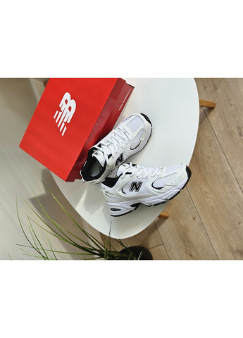Кросівки жіночі і чоловічі New Balance 530 White Black Premium | Нью Беланс 530 білі No Brand білі демісезони (362894468)