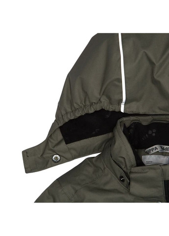 Темно-зеленая детский зимний комбинезон mooley 3, р.122, темно-зеленый () Huppa 36360320-10057-122