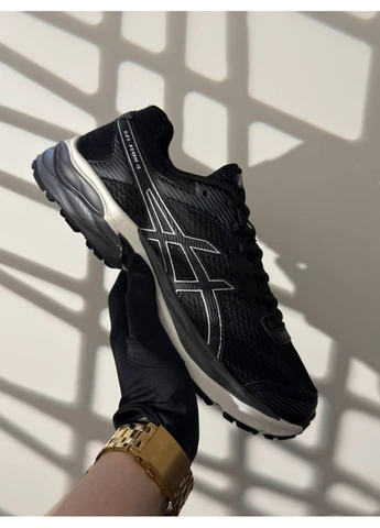 Темно-сірі asics black grey No Brand Gel-Flux 4