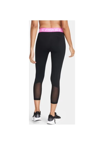 Лосіни жіночі W NP 365 TIGHT CROP чорно-рожеві CZ9803-016 Nike PRO 365 TIGHT CROP (397844335)