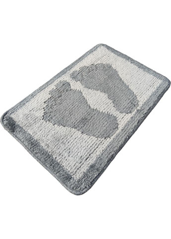 Килимок для ванної Lux Латексна основа Поліпропілен 40x60 см Сірий (VZL0785) Vezzer (314692828)
