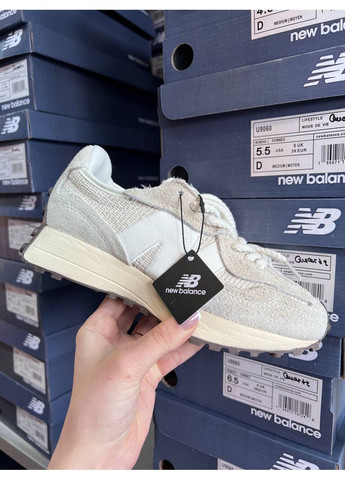 КРОСІВКИ ЖІНОЧІ NEW BALANCE 327 BEIGE LACES PREMIUM НЬЮ БЕЛАНС 327 No Brand бежеві демісезони (368884667)