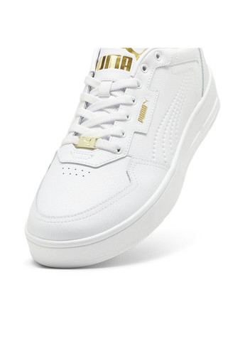 Белые всесезонные кеды court classic lux sneakers Puma