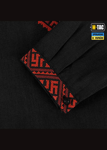 Вишиванка 100% льон чорний (2XL) M-TAC (315721965)