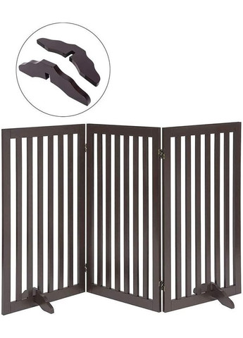 Парканчик обмежувач з дерева Фада 390 венге (ЗБО-390412) No Brand (328605272)