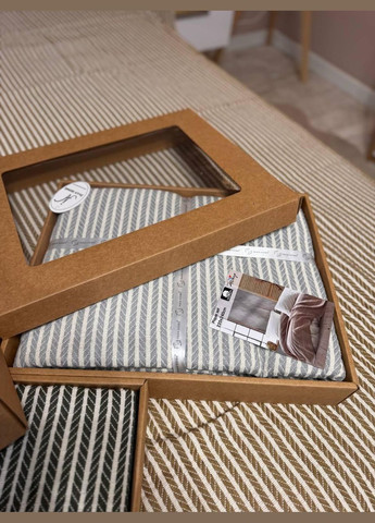 Турецьке покривало з бавовни Світло-сірий 220х240 (П4К-A-turkish-002-03) No Brand (306633816)