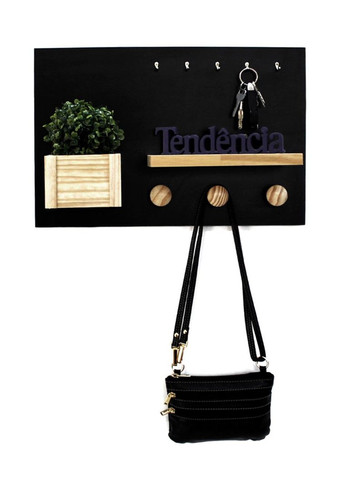 Вешалка для сумок из дерева Биксери венге-бланже (ВСУ-00211201) No Brand (327866617)