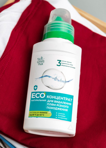 Эко пятновыводитель для удаления пятен различного происхождения 250 мл Green Max (312511243)