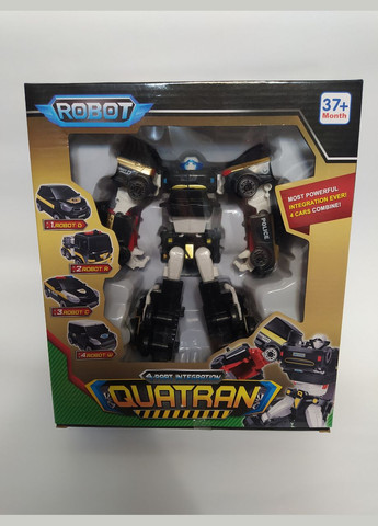 Тобот трансформер Кватран полиция 4 в 1 тобот из 4 машинок No Brand (342065366)
