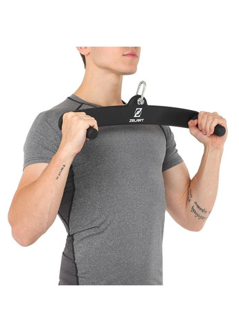 Рукоятка для тяги со средним хватом Mide Grip нескользящее покрытие TA-9632 53см Zelart (322415796)