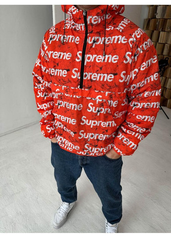 Комбінована демісезонна утеплений анорак No Brand