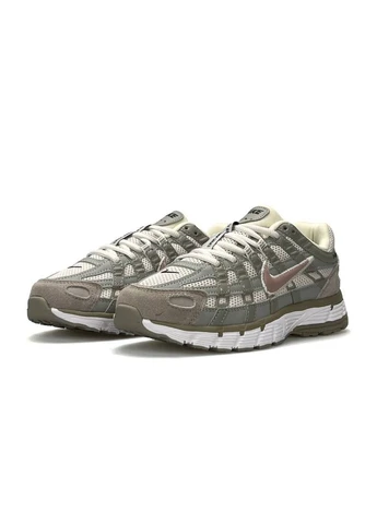 Кросівки жіночі Nike No Brand P-6000 Olive Beige оливкові демісезони (387590247)