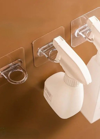 Настінний круглий тримач на самоклеючій основі для ванної кухні без свердління стін(6шт.) No Brand (301088085)