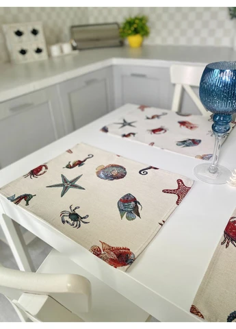 Серветка гобеленова EDEN149, 34x44, Прямокутна, Повсякденний, Без люрексу, 75% поліестер, 22% бавовна, 3% акрил, Гобелен LiMaSo (390492018)
