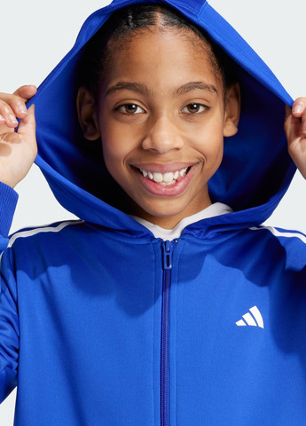 Худи Train Essentials AEROREADY 3-Stripes Regular-Fit Full-Zip adidas (329855794)