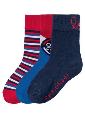 Шкарпетки 3 пари для дівчинки 410790-1 Різнобарвний S.Oliver (263428287)