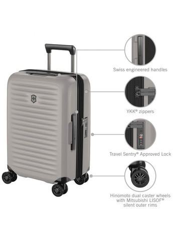 Валіза AIROX Advanced Stone White Маленька Vt653131 Victorinox (372663658)