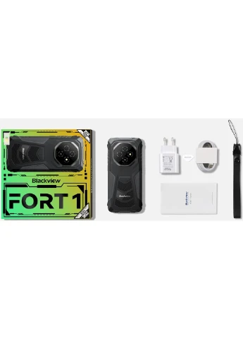 Смартфон FORT 1 6.56' HD+ /6GB/256GB/ T615 / 10000mAh / 16+2+8Мп / NFC / IP69K / Orange Blackview (382688175)