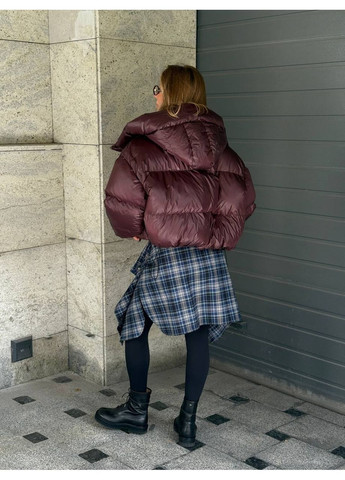 Бордовий зимній Пуховик milirud