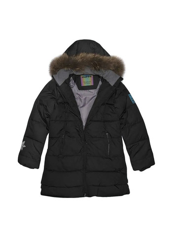 Чорна пальто-пуховик parish, р.xl, чорний () Huppa 12478055-00009-0XL
