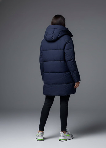 Темно-синя зимня куртка к-056 темно синя SoulKiss k-056