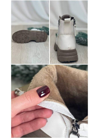 Черевики жіночі зимові на хутрі бежеві (N032-1) Loretta (366439925)