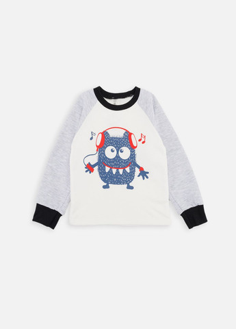 Серая зимняя пижама для мальчика цвет серый цб-00262104 Dexters