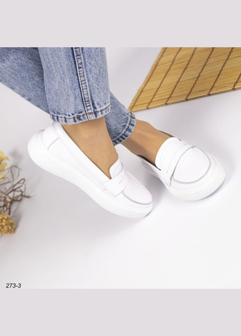 Белые мокасины Vakko