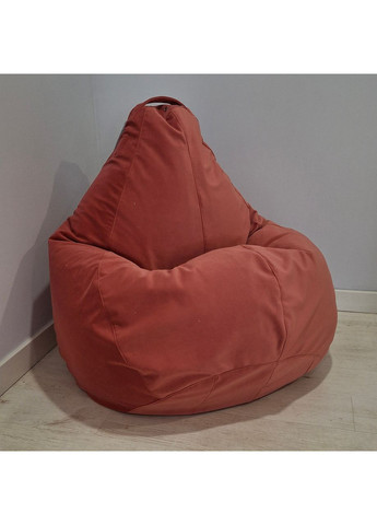 Кресло-мешок груша, MEGA XXXL - 160х120 Велюр Florida Coral SkyPuff (361256955)