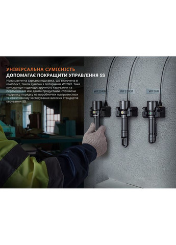 Ліхтар професійний WF25RM з магнітною зарядкою Fenix (353504263)