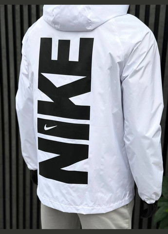 Біла демісезонна вітровка No Brand