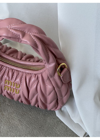 Сумка женская Wander Matelassé Nappa Leather пудрово-розовый хобо No Brand (369934923)