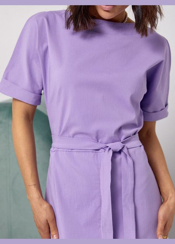 Сиреневое деловое женские платья 14499 ISSA PLUS