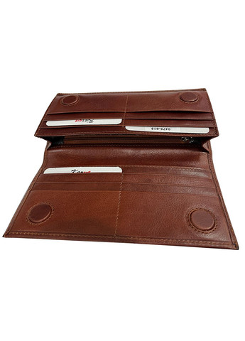 Мужской купюрник кожаный коричневый Karya (336377848)