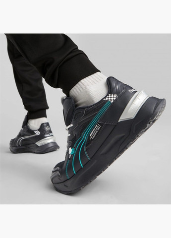 Черные всесезонные кроссовки унисекс mercedes-amg petronas motorsport mirage sport asphalt black 307847-01 Puma