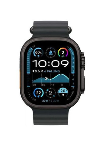 Смарт-часы GPS + Cellular 49mm Black Titanium Case w. Black Ocean Band (MX4P3) Apple Watch Ultra 2 (318745240)