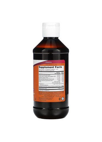 Вітаміни та мінерали Vitamin B12 Complex Liquid, 237 мл Now (294928955)