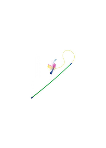 Игрушка Палочка с перьями на резинке для кота, 50 см Природа (292259055)