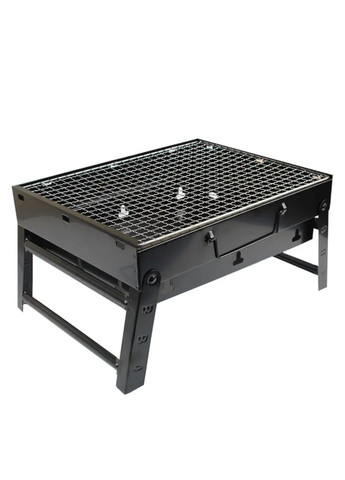 Складной компактный портативный барбекю мангал для пикника GP 4276 с сеткой для гриля 43 x 30 x 22.5 см VTech (328069109)