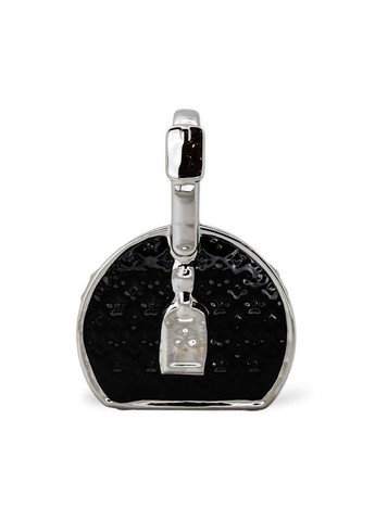 Ваза чорна зі сріблом 13х10х19см Home Decor (362203466)