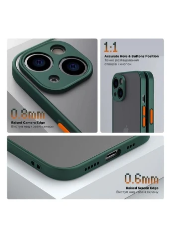Чохол до мобільного телефона (ARM70483) ArmorStandart Frosted Matte Realme C55 Dark Green (326595829)