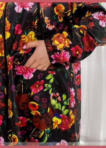 Черная демисезонная куртка-ветровка №241-черный sf-241 50 Sofia