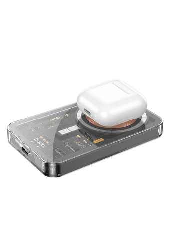 Портативное зарядное устройство Power Bank Q14 Ice Crystal PD20W с БЗУ 5000 mAh Hoco