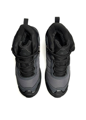 Кросівки чоловічі Salomon No Brand X Ultra 4 Mid Fur Grey Black (366343132)