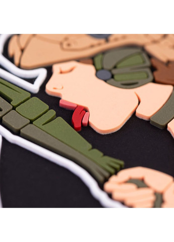 Патч/Шеврон Дівчина-піка (шатенка) (1084) Dobroznak (366963048)